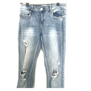 Refuge Ripped blue jeans